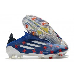 adidas X Speedflow + FG 11/11 - Bold Blue/ Footwear White/ Vivid Red LIMITED EDITION