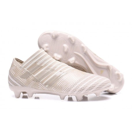 white soccer boots