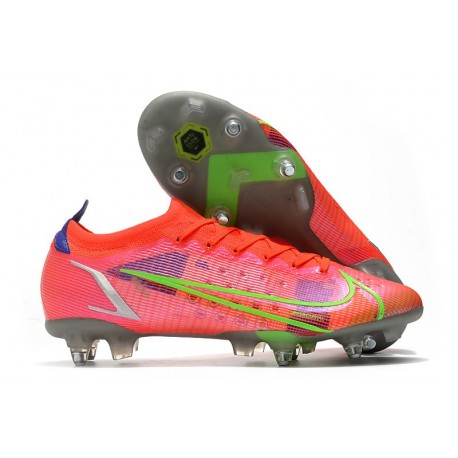 Nike Mercurial Vapor 14 Elite SG-Pro AC Bright Crimson/Metallic Silver