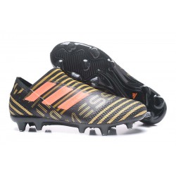 adidas Nemeziz Messi 17+ 360 Agility FG Soccer Boots - Black Gold Orange