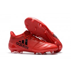 adidas ACE 17.1 Leather FG Soccer Boots Red Black