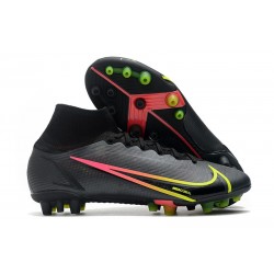 Nike Mercurial Superfly 8 Elite AG Black Cyber Off Noir