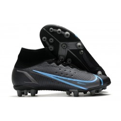 Nike Mercurial Superfly 8 Elite AG Black Iron Grey