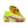 Nike Mercurial Superfly 8 Elite AG Volt Bright Crimson Black