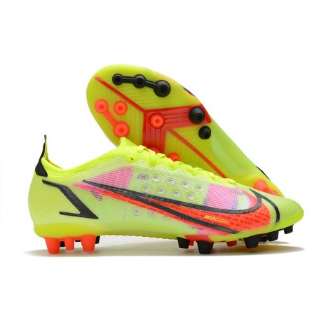 Nike Mercurial Vapor 14 Elite AG Pro Volt Bright Crimson Black