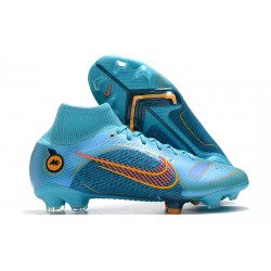 Nike 2022 Mercurial Superfly VIII Elite FG Blueprint - Chlorine Blue Laser Orange Marina