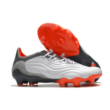 adidas Copa Sense.1 FG Shoes White Solar Red Iron Metallic