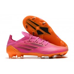 adidas X Speedflow.1 FG Shoes Pink Orange