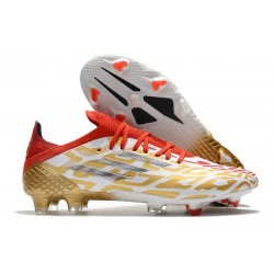 adidas X Speedflow.1 FG Shoes Gold Red White