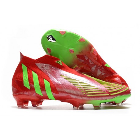 adidas Predator Edge+ FG Shoes Red Green