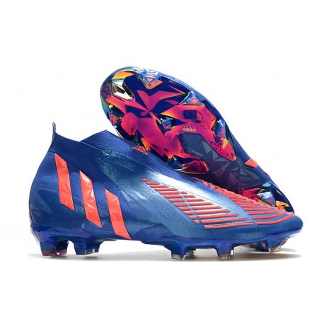 adidas Predator Edge+ FG Shoes Hi Res Blue Turbo