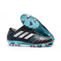 adidas Nemeziz Messi 17+ 360 Agility FG Soccer Boots - Black Blue White