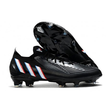 adidas Predator Edge.1 FG Low Cut Darkness -Core Black White Vivid Red