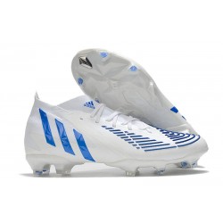 adidas Predator Edge.1 FG High Top White Hi Res Blue