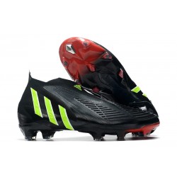 adidas Predator Edge+ FG Shoes Black Green