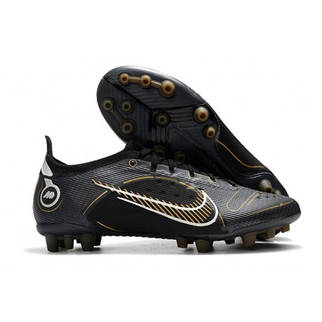 Nike Mercurial Vapor 14 Elite AG Shadow - Black Metallic Gold Silver