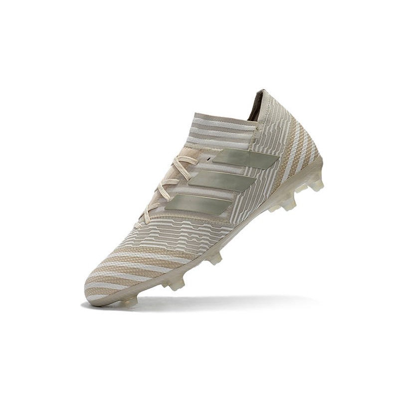 adidas Men's Nemeziz Messi 17.1 FG Soccer Boots White Gold
