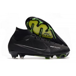 Nike Zoom Mercurial Superfly Ix Elite FG Black Dk Smoke Grey Volt