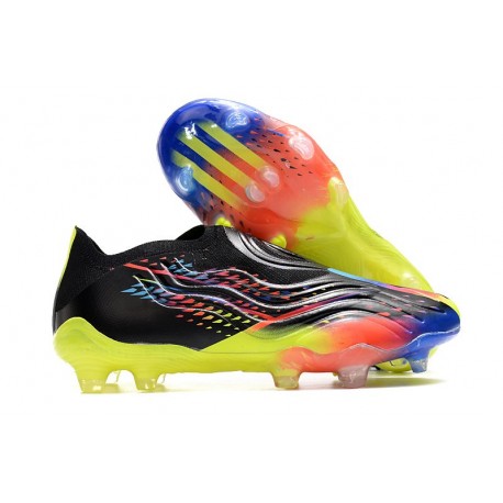 New adidas Copa Sense+ FG Core Black Bright Cyan Team Solar Yellow