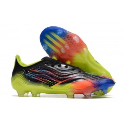 adidas Copa Sense.1 FG Shoes Core Black Bright Cyan Team Solar Yellow