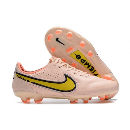 Nike Tiempo Legend 9 Elite FG Guava Ice Yellow Strike Sunset Glow