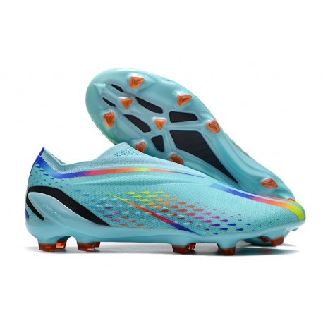 adidas X Speedportal+ FG Shoes Clear Aqua Solar Red Power Blue