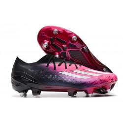 ADIDAS X SPEEDPORTAL .1 SG FOOTBALL BOOTS Black Pink White