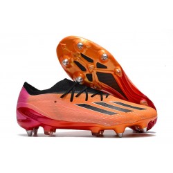 ADIDAS X SPEEDPORTAL .1 SG FOOTBALL BOOTS Orange Black