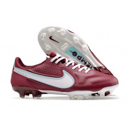 Nike Tiempo Legend 9 Elite FG Team Red White Mystic Hibiscus