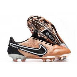 Nike Tiempo Legend 9 Elite FG Boots Gold Black