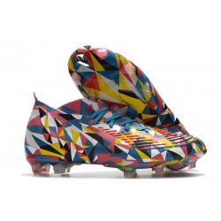 adidas Predator Edge.1 FG High Top Geometric Bright Blue Team Yellow