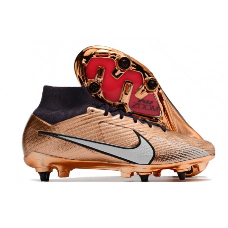 Nike Zoom Mercurial Superfly IX Elite SG Mbappé Metallic Copper