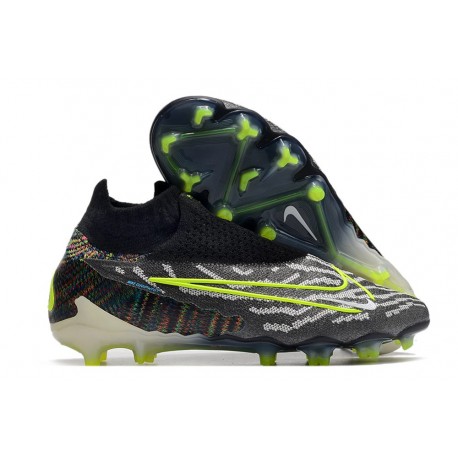 Nike Phantom GX DF Elite FG Black Volt White Blue Glow