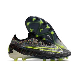 Nike Gripknit Phantom GX Elite FG Black Volt White Blue Glow