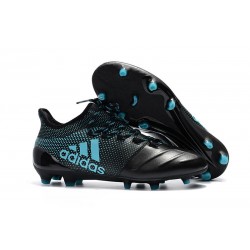 adidas X 17.1 Mens FG Football Shoes - Black Blue