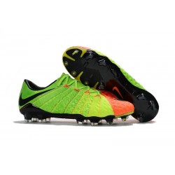 Nike Hypervenom Phantom III FG Soccer Cleats Green Orange Black