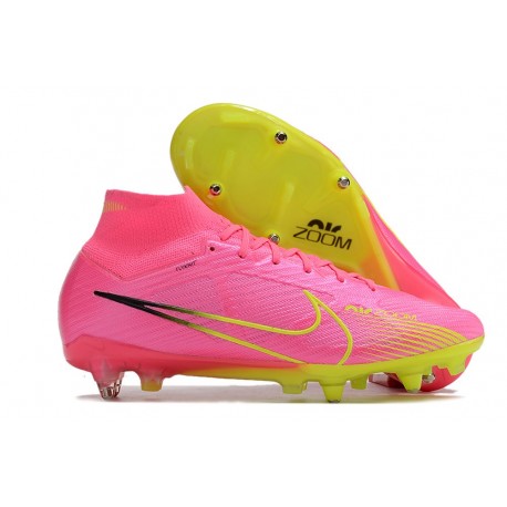 Nike Zoom Mercurial Superfly IX Elite SG Pink Blast Volt Gridiron