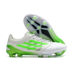 Adidas X 99 Speedportal Leather 1 FG Ftwr White Solar Green