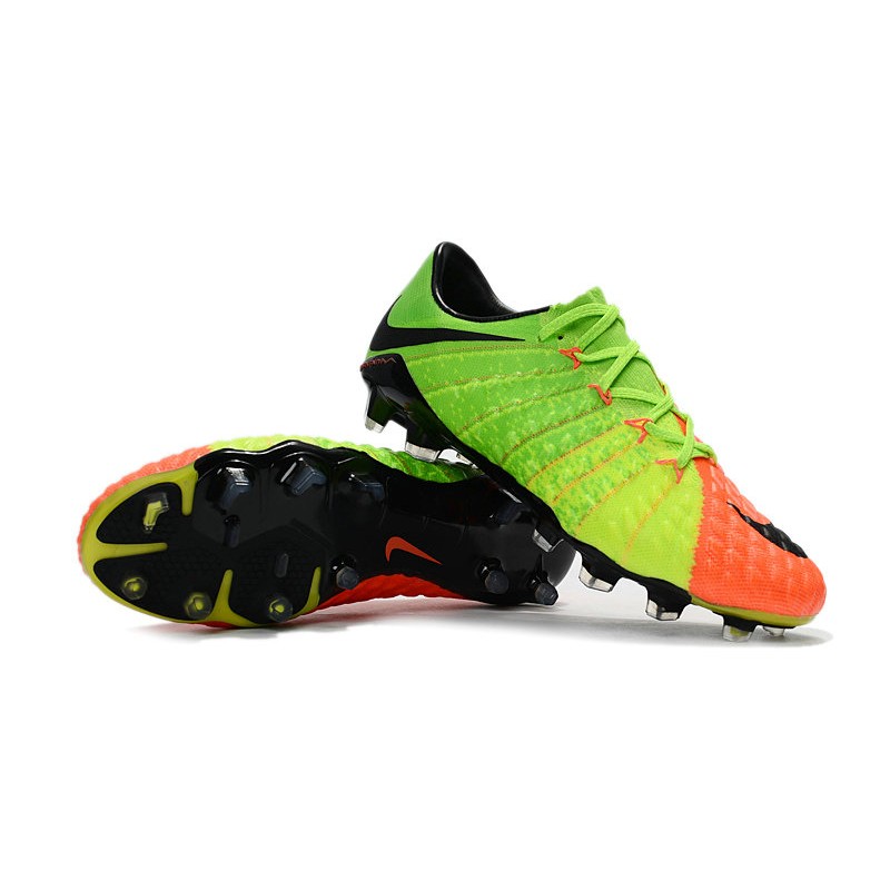 nike hypervenom phantom 3 green and orange