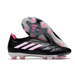 adidas Copa Pure+ FG Soccer Shoes Core Black Zero Met Team Shock Pink