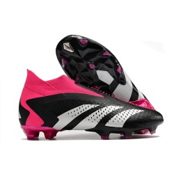 adidas Predator Accuracy+ FG New Boots Core Black White Team Shock Pink