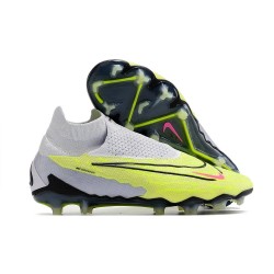 Nike Phantom GX Elite Dynamic Fit FG Play Edition Barely Volt Gridiron Barely Grape