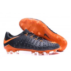 Nike Hypervenom Phantom III FG Soccer Cleats Black Orange