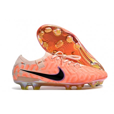 Nike Tiempo Legend 10 Elite Firm Ground NU Guava Ice Black Total Orange