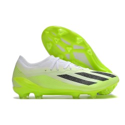 adidas X Crazyfast .1 FG Cleats Crazyrush - White Core Black Lucid Lemon