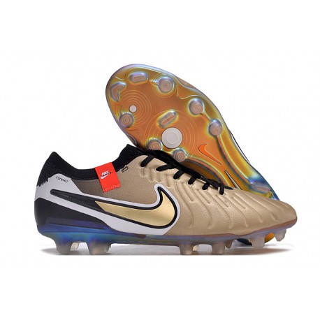 Nike Tiempo Legend 10 Elite Firm Ground Golden Touch Mtlc Gold Silk Mtlc Gold Coin Black