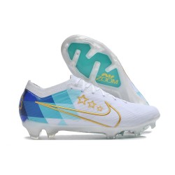 Nike Air Zoom Mercurial Vapor XV Elite FG White Blue Gold