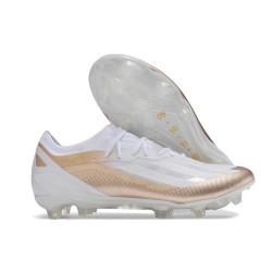 adidas X Crazyfast Messi .1 FG Firm Ground Cleats White Metallic Copper