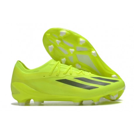 adidas X Crazyfast Messi .1 FG Firm Ground Cleats Solar Yellow Black