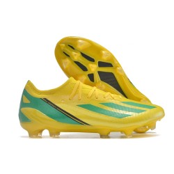 adidas X Crazyfast Messi .1 FG Firm Ground Cleats Yellow Green